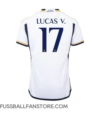 Real Madrid Lucas Vazquez #17 Replik Heimtrikot 2023-24 Kurzarm